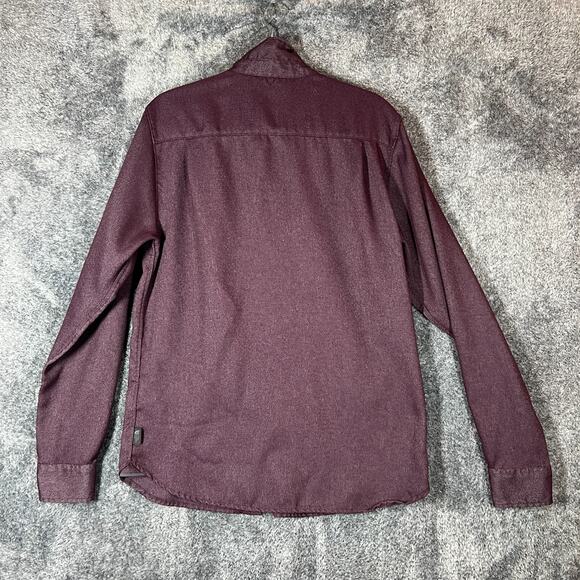 The North Face Shirt Mens Medium Purple Long Sleeve Button Down Outdoors - Picture 2 of 8